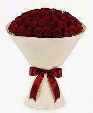 Букет 101 Бордовая роза Блэк Бакарра в Шульгино