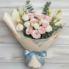 Букет цветов из:  Лизиантусы в Шульгино