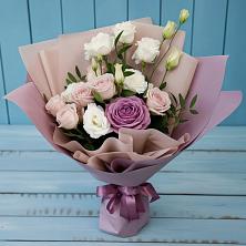 Букет цветов из:  Розы и Лизиантусы в Шульгино