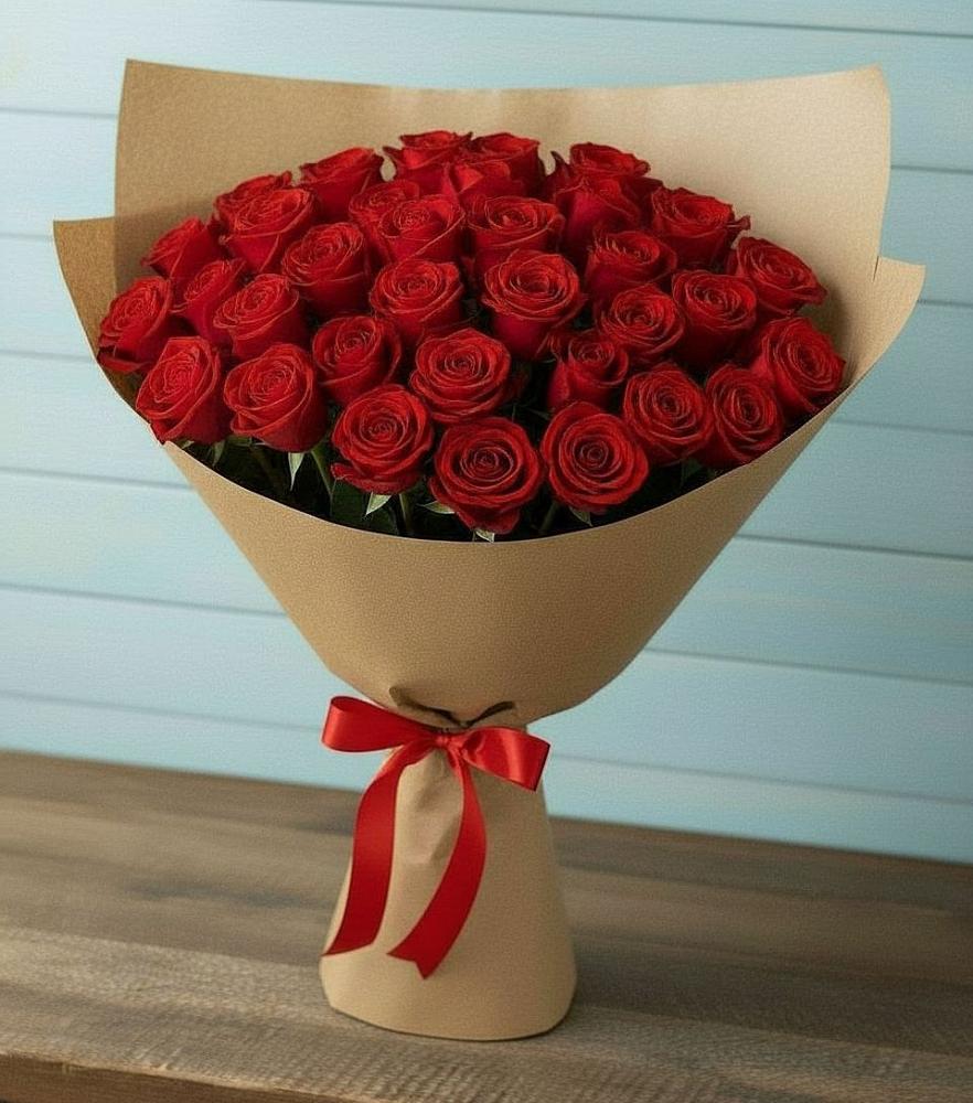 Букет Красные розы Милано в Шульгино