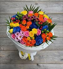Букет цветов из:  Розы и Хризантемы в Шульгино