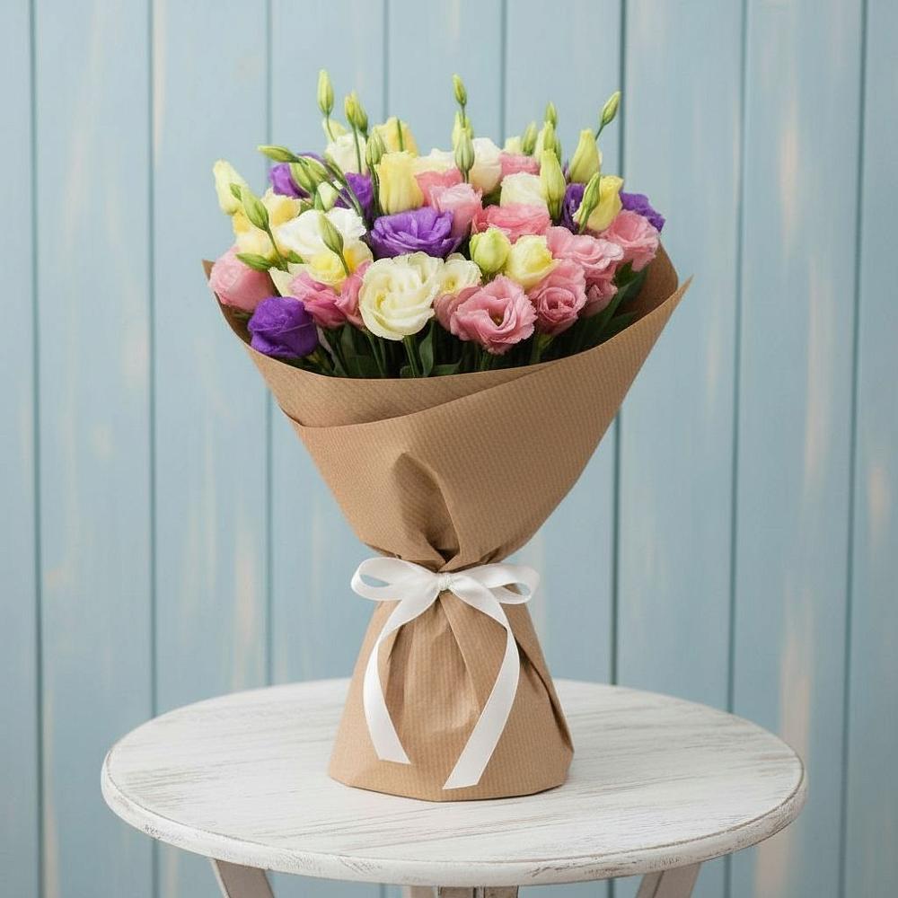 Букет цветов из: Лизиантусы в Шульгино