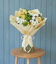 Букет цветов из:  Хризантемы и Розы в Шульгино