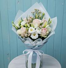 Букет цветов из:  Розы и Лизиантусы в Шульгино