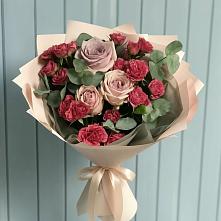 Букет цветов из:  Гвоздики и Розы в Шульгино