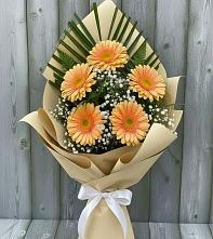 Букет цветов из:  Герберы в Шульгино