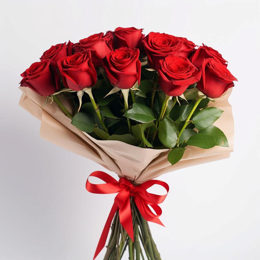 Букет 11 Красных роз Эдлесс Лав в Шульгино