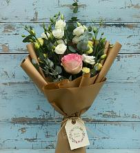 Букет цветов из:  Розы и Лизиантусы в Шульгино